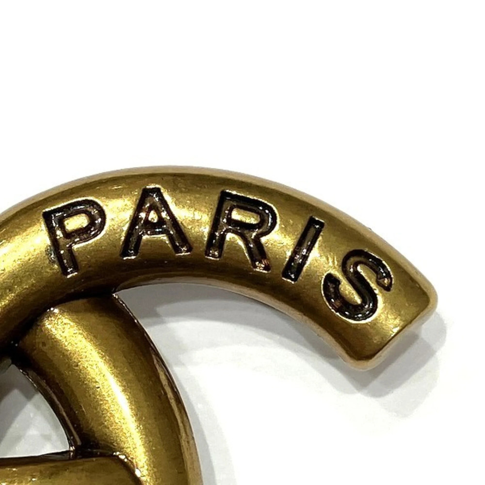 CHANEL Gold Logo Brooch - Picture 4 of 9